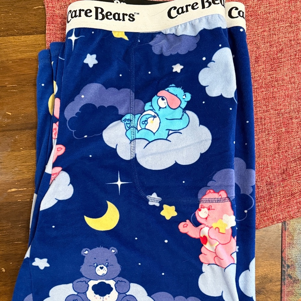 Care Bears Women's Pajama Bottoms - Navy with Colorful Bear Print
